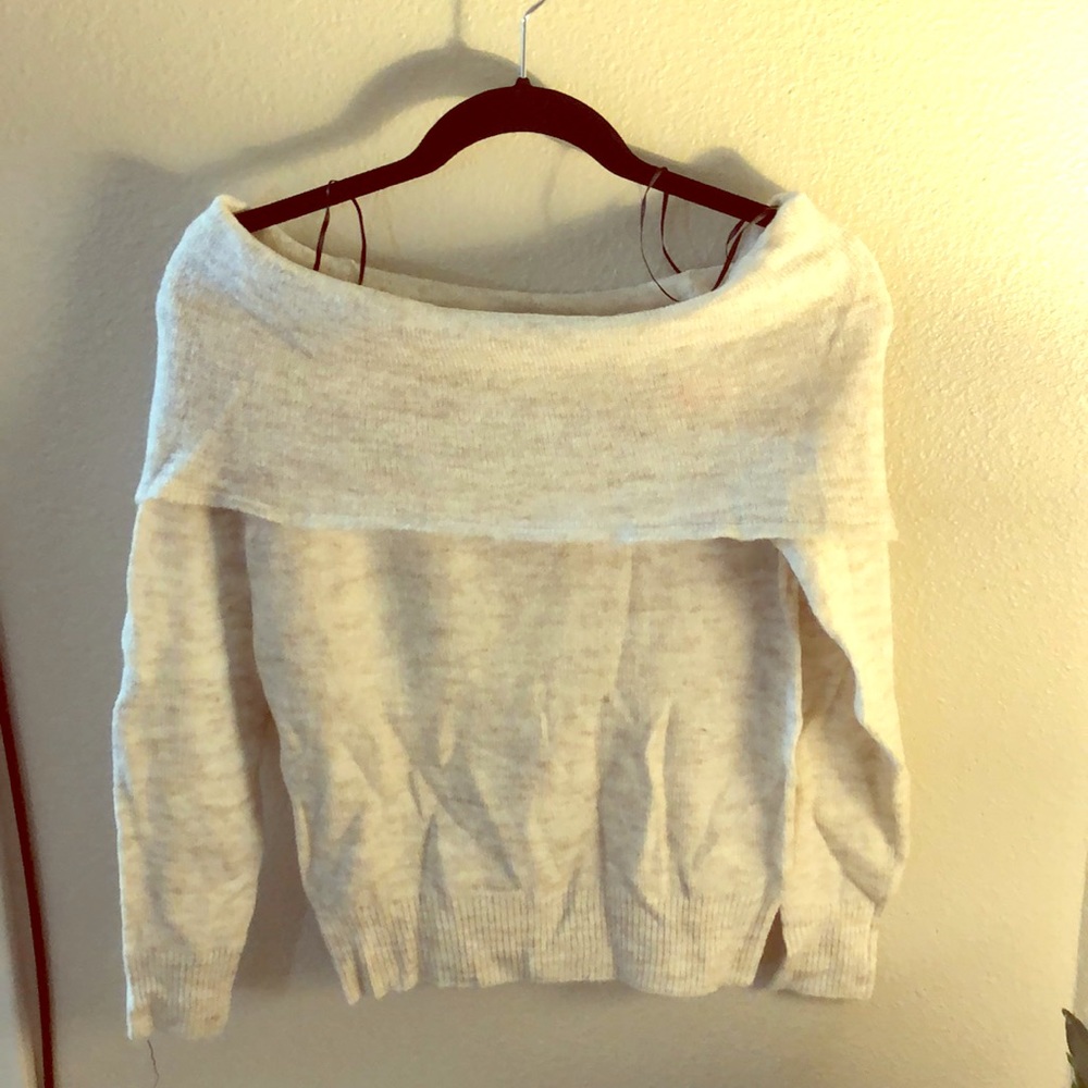 Off the shoulder sweater